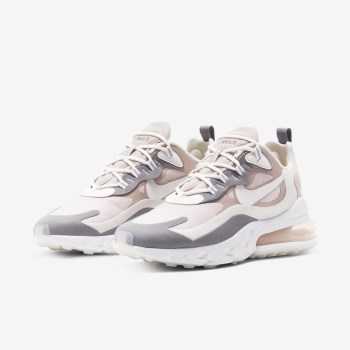 Nike Air Max 270 React - Női Utcai Cipő - Lila/Szürke/Szürke/Fehér